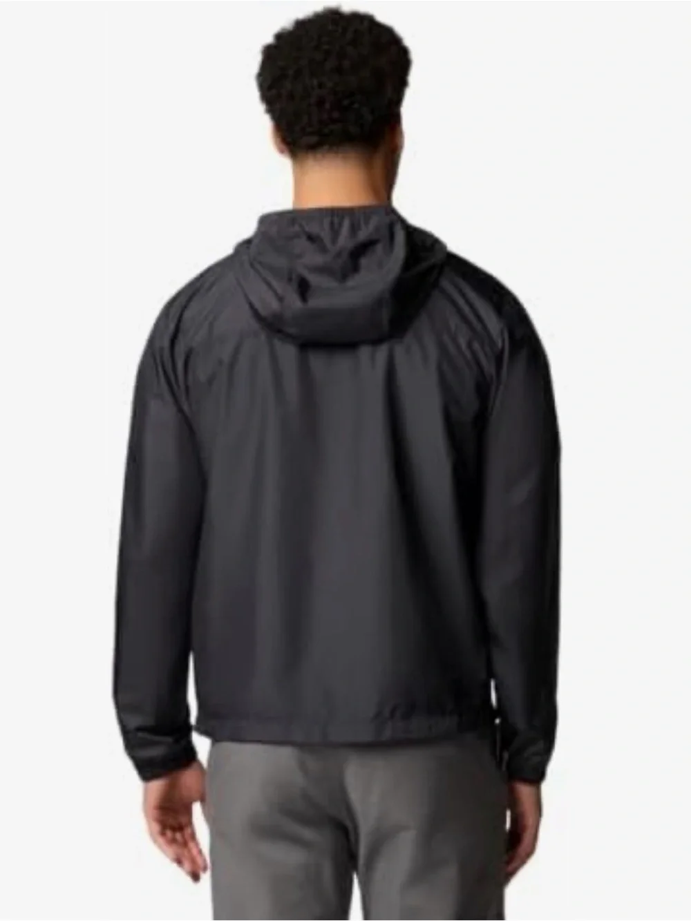 Columbia Black Hooded Wind Jacket for Men